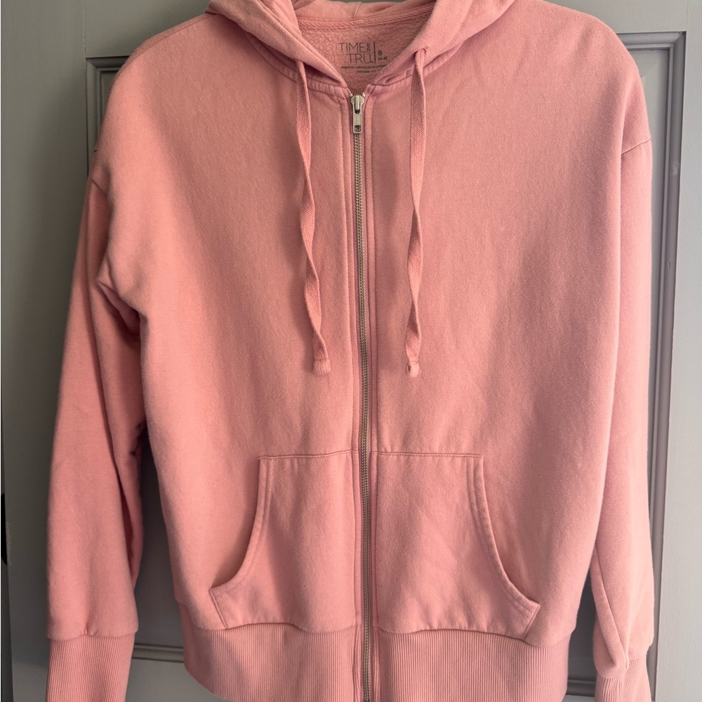 Women’s Small Time and Tru Blush Pink Hoodie